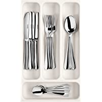 Tescoma Bandeja para Cubiertos- Plástico- Blanco- 22.2x4.91x41 cm